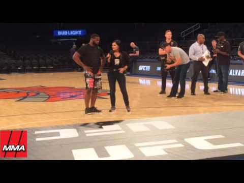 Tyron Woodley UFC 205 Workout and Interview