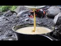 Grandma's Cornmeal pudding | Jamaica Outdoor Cooking