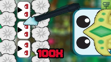 STARVE.IO - 100 GARLIC SEED IN A VAMPIRE MODE R.I.P VAMPIRES BIGGEST HUMAN ARMY