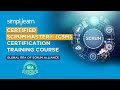 Certified scrum master csm certification training course by simplilearn  simplilearn