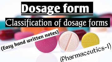 Dosage form and it