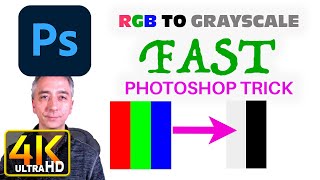 How to Convert Multiple Images to Grayscale Using Photoshop CC Droplets EASY (4k UHD) screenshot 4