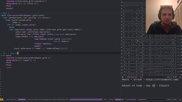 Advent of Code 2018 - Clojure - Day 13
