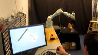 PA10 Manipulator with Robotiq Gripper Controlled with Energid's Actin Software