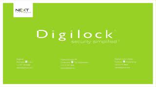Digilock Axis keypad Open with Manager key German