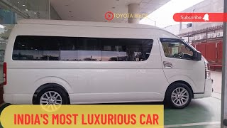 Toyota Hiace 2023 Imported car | India's most Luxurious car #toyotahiace