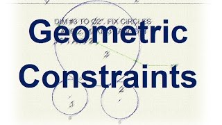 Geometric Constraints