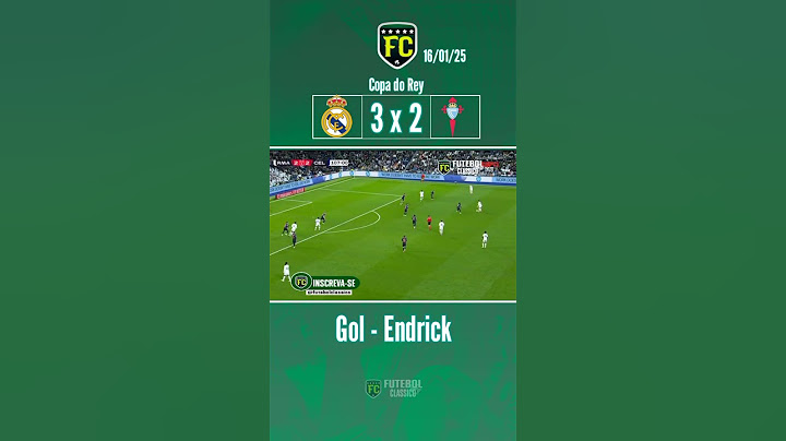 Gol - Endrick | Real Madrid 3 x 2 Celta de Vigo | Copa do Rey 16/01/25 #shorts #futebol
