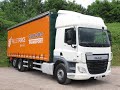 PM Commercials 2016 66 DAF CF 370 Spacecab Euro 6 6x2 Rear Lift Curtainsider Tail Lift LN66OXL