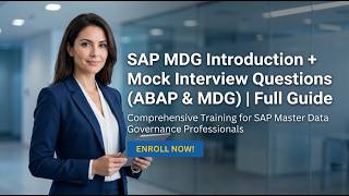 SAP MDG Introduction + Mock Interview Questions (ABAP &amp; MDG) | Full Guide