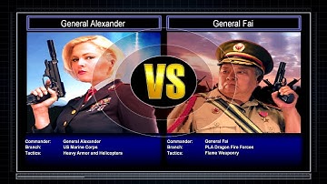 C&C General The End of Days Mod General Alexander VS General Fai Hard Mode #7