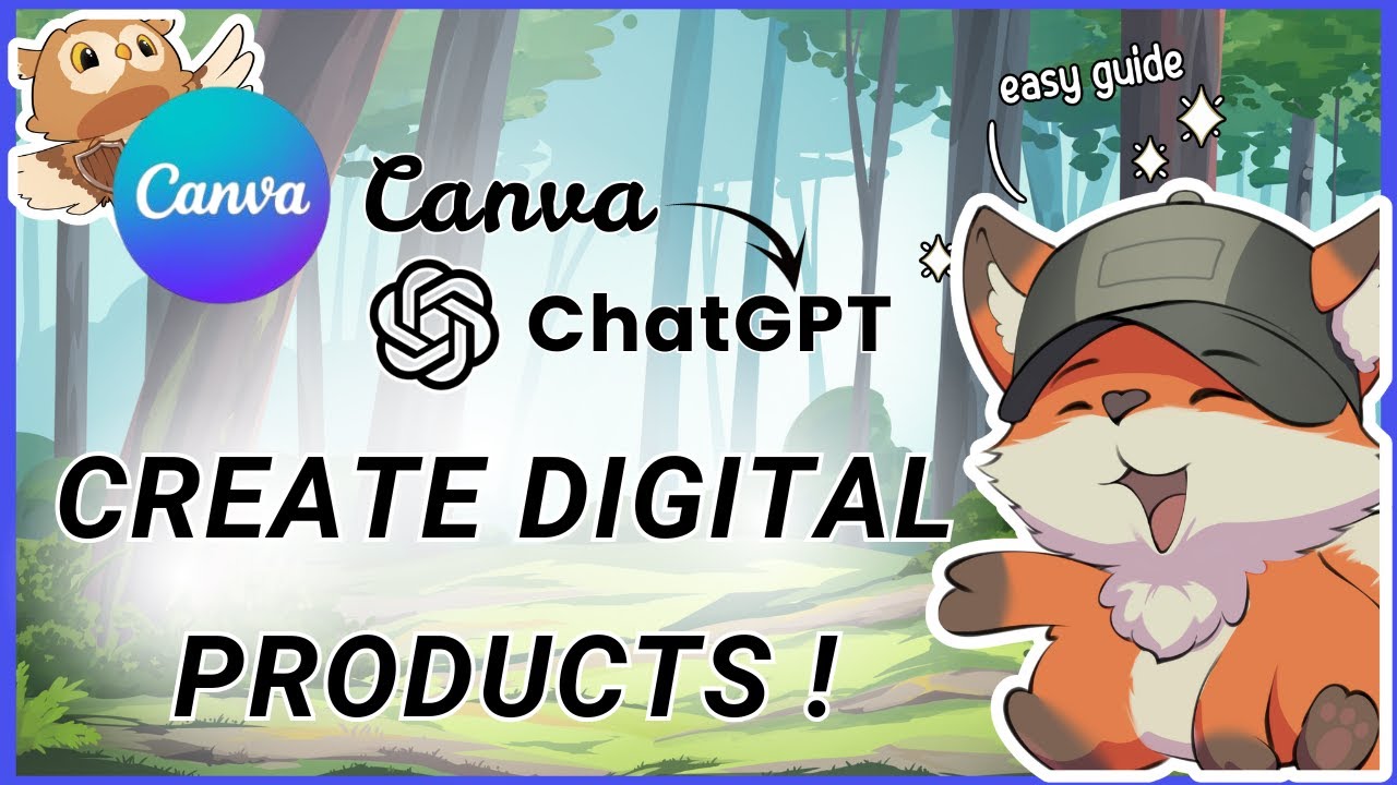 How to Use Canva and ChatGPT to Create Digital Products—Design ...