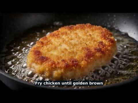 Chicken Milanese with Fresh Arugula Salad recipe video thumbnail