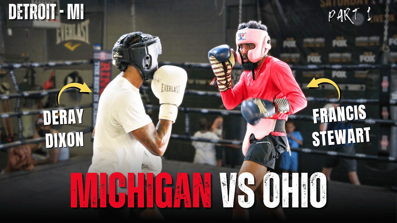 MICHIGAN VS OHIO! GREATEST Day of Amateur Boxing Sparring YET! Part 1