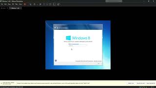 Installing windows 8 build 7963 On Vmware