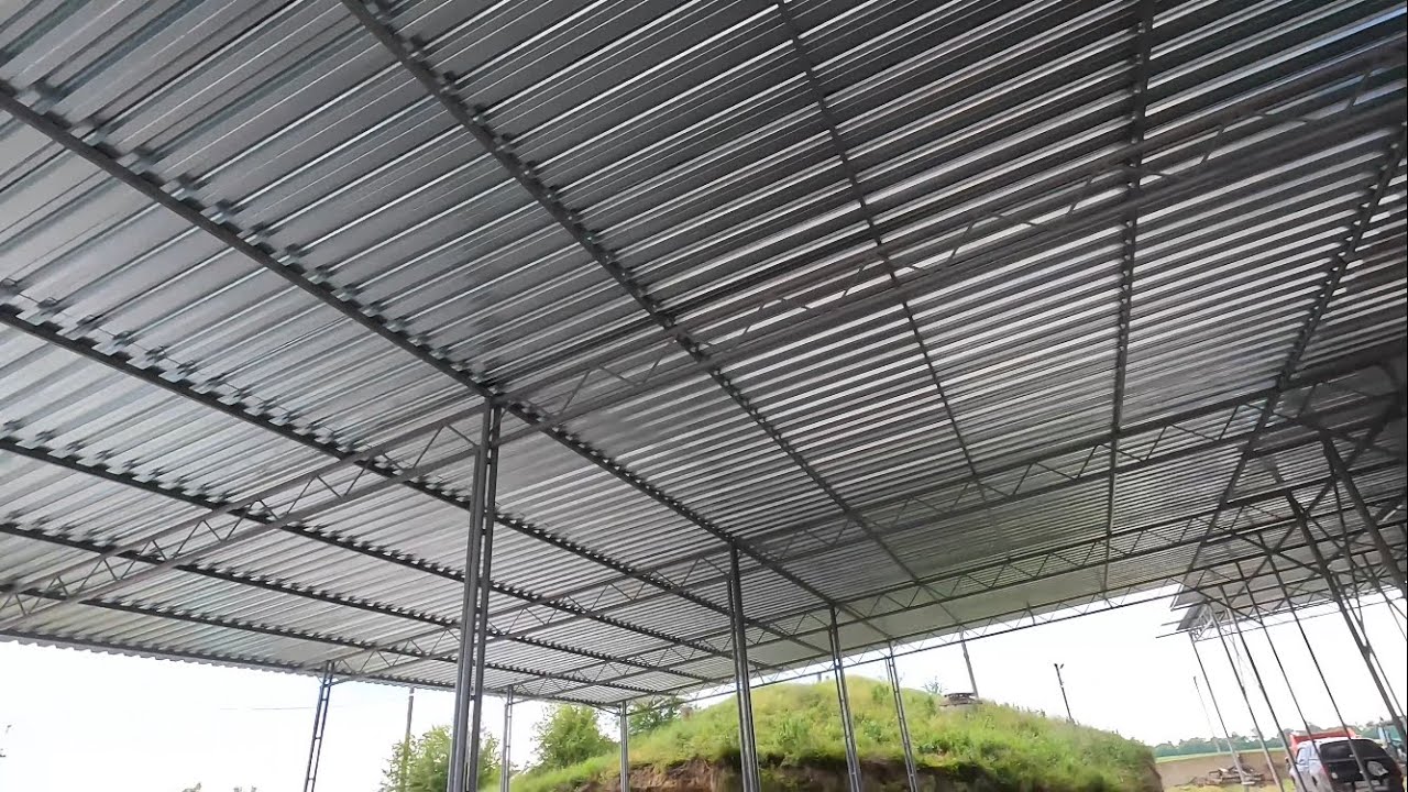 Будівництво. Шикарний навіс 27/20. Для техніки та міндобрива.