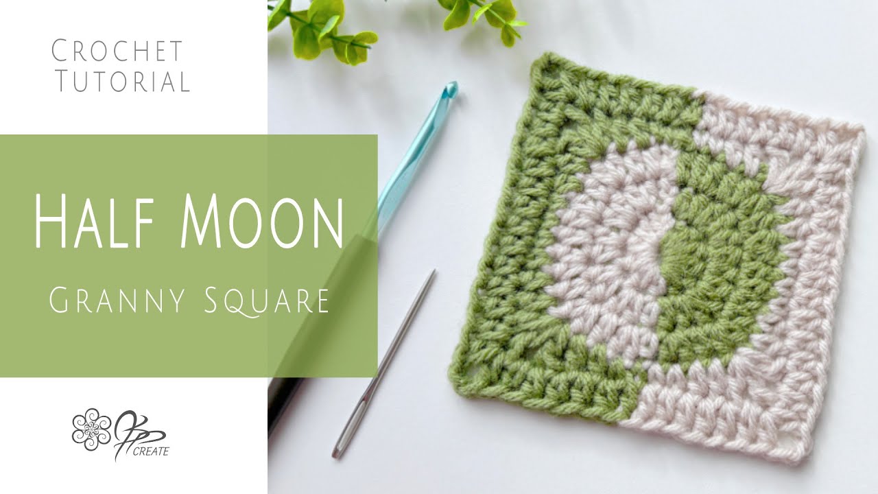 Half Moon Modern Crochet Pillow Pattern - JSPCREATE