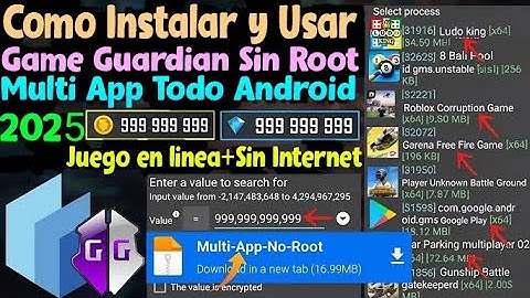 Como Instalar y Usar Game Guardian en MULTI APP Sin Root en Cualquier Dispositivo Android || 2025