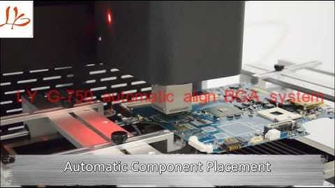 LY G-750 AUTOMATIC align BGA Rework Station for laptops & Game consoles 220V