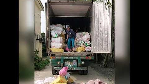 Bắt xe container chở 10 tấn nội tạng động vật bốc mùi hôi