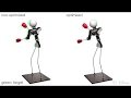 Vibration-Minimizing Motion Retargeting for Robotic Characters