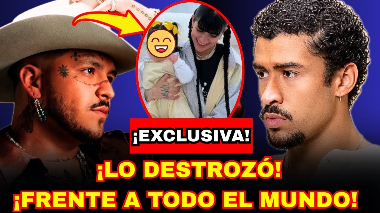 ¡ESCÁNDALO! Bad Bunny LE TIRÓ EN CARA a Nodal lo que hace con su propia hija… ¡sin filtros!