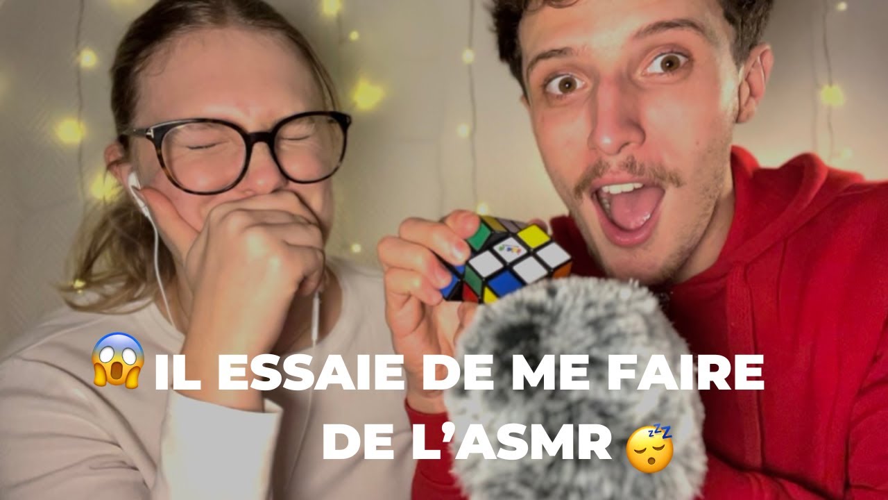 MON COPAIN ESSAIE DE ME FAIRE DE L'ASMR 😴 (il gère en vrai)