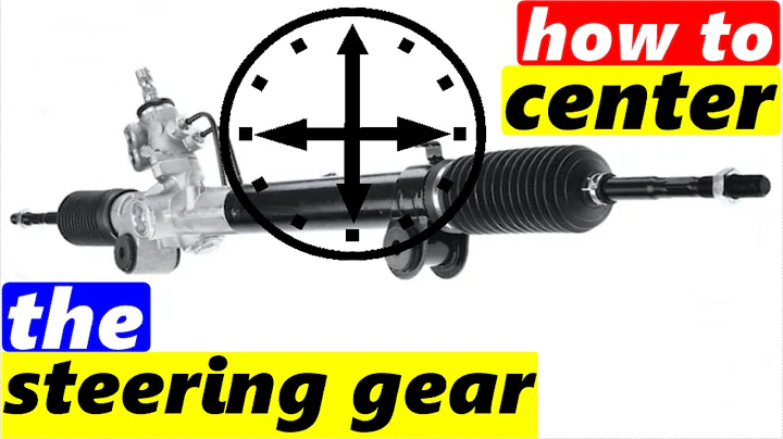 Do You Want To Center The Rack & Pinion Steering Rack?
