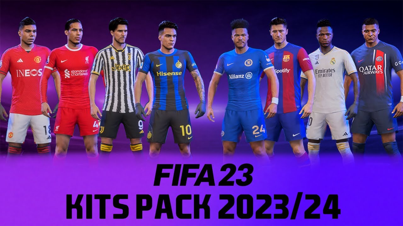 Football League 2023 - How to change kits and players' pictures. 