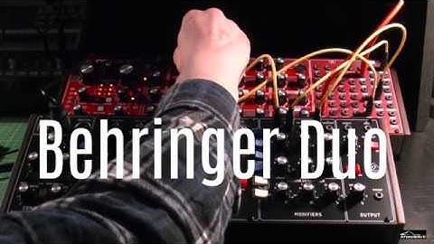 Behringer Neutron & Model D +++ Neutron controlls Model D +++ Modular Video No Talking