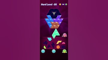 Block!Triangle puzzle:Tangram⬅️Hard Level 80 And last Mania6