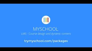 MySchool - How can we use the LMS as a schedule of work? Is it easy to create course content?