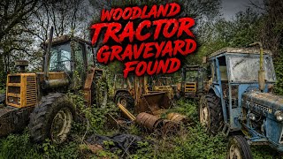Woodland TRACTOR GRAVEYARD Found 🚜 Nottinghamshire.                         Abandoned places UK 🇬🇧 