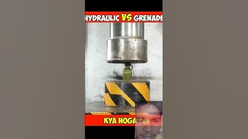 Hydraulic Press VS Grenade l #shorts#uniqueexperiment #whatif Part 3
