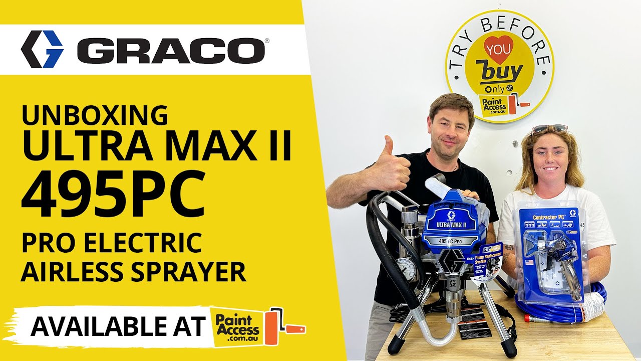 Ultra Max II 495 PC Pro Electric Airless Sprayer, Stand