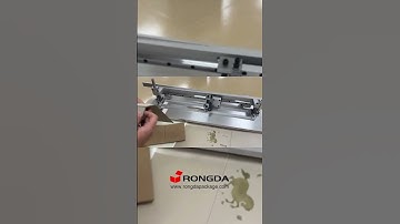 Manual V grooving machine for rigid box