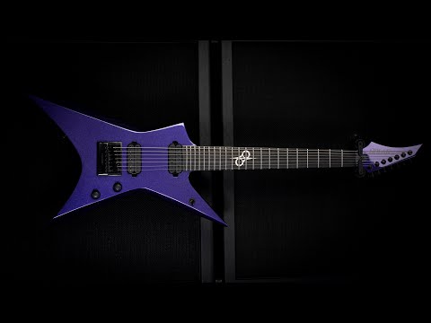 Solar Guitars X1.7MP Plus Metallic Purple Gloss