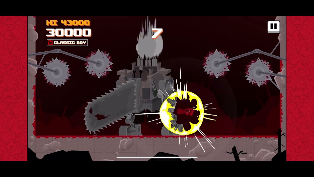 Meat R Boss Fight Sick ass boss fight in super meat boy forever - YouTube