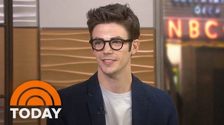 Grant Gustin Talks Flash, Shows Off His Fancy Foot...