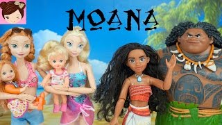 Disney Moana Saves Frozen Annas Baby  Moana Doll Episode