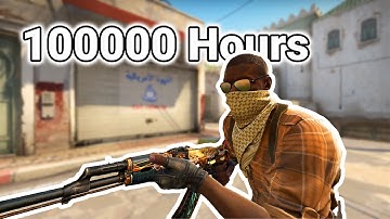 What 100000 Hours on CSGO looks like.