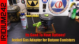 Jeebel Gas Adapter for Butane Canisters