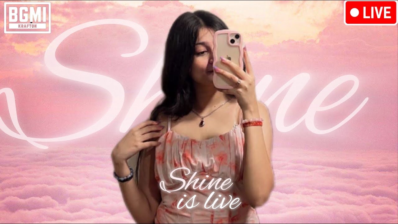 CHLO PRO GAMEPLAY DIKHATI HU AAJ🤡| BGMI LIVE | SHINE BOT🎀🫶🏻 #gaming # ...