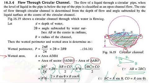 Circular Channel flow