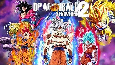 Goku (DBS) All Transformations SuperSaiyan 1 to Ultra Instinct +Extra Mystery Forms - DB Xenoverse 2