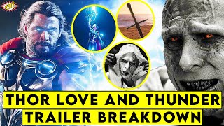 Thor Love & Thunder Trailer Breakdown || Every Detail YOU Missed || ComicVerse