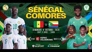 Sénégal Vs Comores Regardez Maintenant Sur Www.fanzone.tv