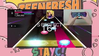 [Superstar STAYC] STAYC - BUBBLE (verse 1) HARD mode ALL PERFECT