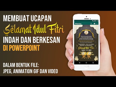 Membuat Ucapan Idul Fitri yang Indah di PowerPoint