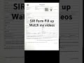 SIR form fill up #sir #enumerationform